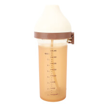 Flip Cap Baby Bottle Silicone Wide Mouth Y Nipple