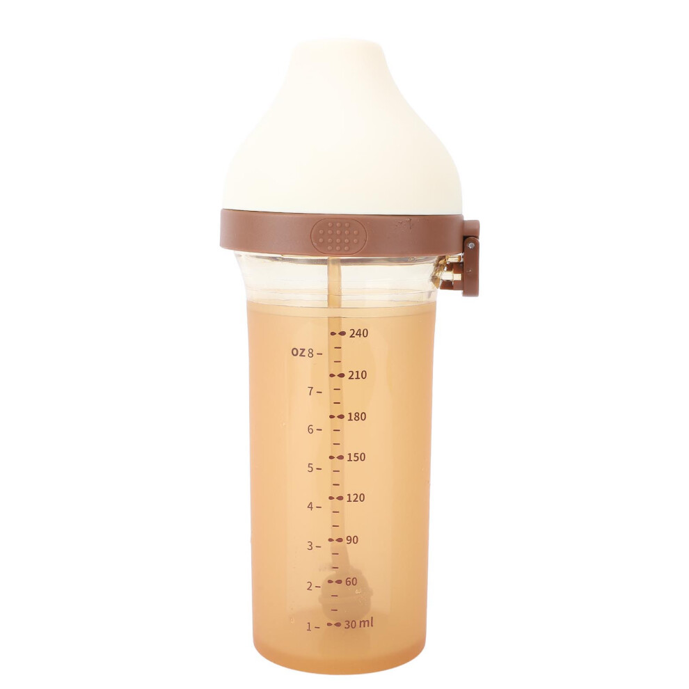 240ml Flip Top Baby Sippy Cup Wide Mouth Weighted