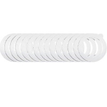 (White) 5pcs Silicone Gasket Airtight Seals Rings Leak Proof Canning Seals For Glass Jar