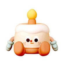 Cute Birthday Cake, Night Light, Bedroom, Bedside Decoration, Eye Care Atmosphere, Decompression, And Tapping Light Zekai