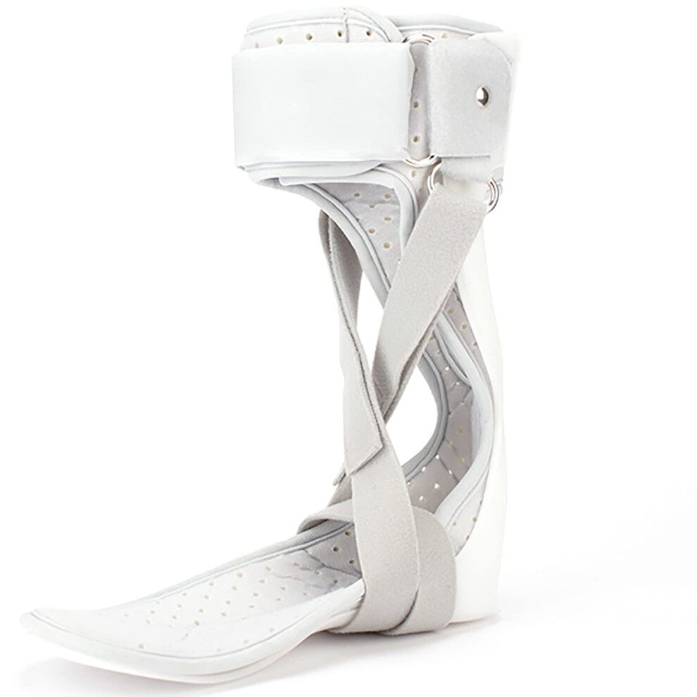 Adjustable Ankle Foot Orthosis for Drop Foot, Plantar Fasciitis, and Achilles Tendonitis, Left Size S, Provides Support and Stability