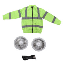 Cordless Fan Jacket Reflective Summer Cooling Fan