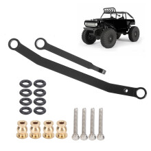 Aluminiumlegierung Lenkungsstangen oder Zugstange für 1/24 RC Auto, Schwarz