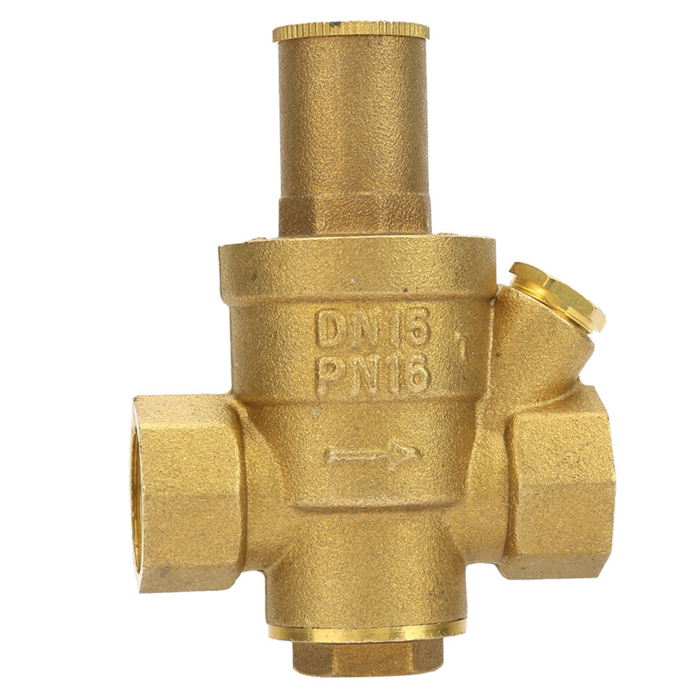 1pc Brass Adjustable Water Pressure Reducing