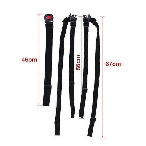 Ceinture de sécurité pour poussette avec harnais de sécurité à 5 points, sangle de sécurité pour poussette, 1