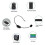 UHF Wireless Microphone 2-in-1 Speaker for Tour Guide Teaching Conference-Black 4