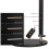 (CustomWith BaseEU Plug)8W Long Arm Rotating Desk Lamp Folding Adjustable Modern LED Table Lamp Computer 4