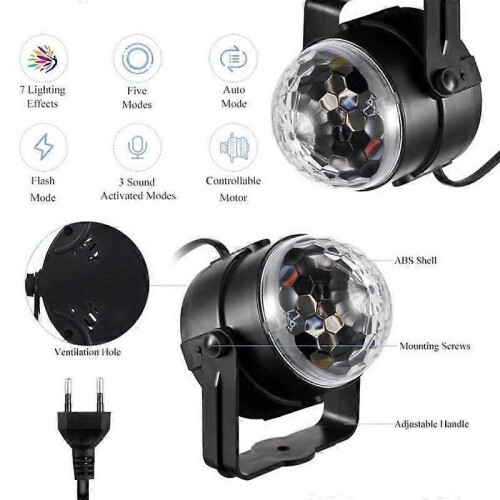 Projecteur de scène à effet spot avec télécommande pour fête, bar, discothèque 2