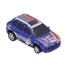 Dunkelblauer tragbarer Mini-Fernsteuerwagen 2,4G wiederaufladbares Spielzeug, 68x31x23mm