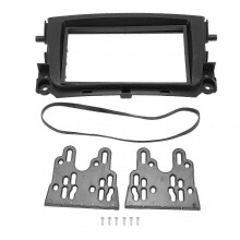 2Din Car Radio Stereo Fascia Frame CD Panel Trim ABS Replacement for Mercedes Benz Smart Fortwo 2011
