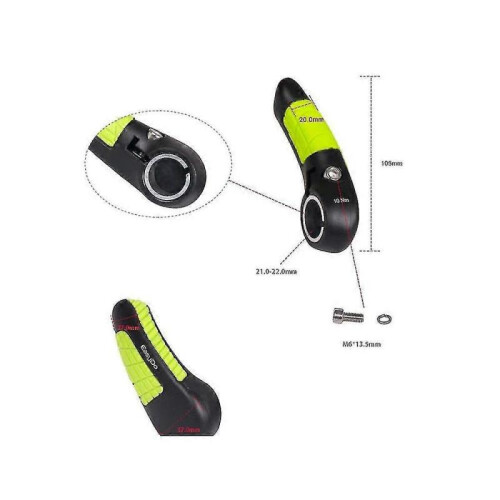 Lockable Bicycle Handle Set Riding Equipment Mountain Bike Ergonomic Handle Set Ox Horn Sub Handle 2