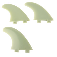 Leichte Jade 3-teiliges Surfboard-Flossen-Set für Longboard, Nylon+Glasfaser