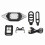 Feu arrière de vélo, clignotants, télécommande sans fil, rechargeable, 5 modes, USB, rouge 2