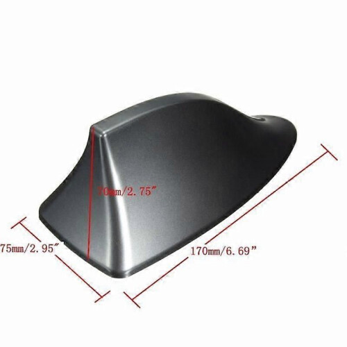 NEUFU Universal Shark Fin Style Radiosignalantenner AMFM ABS Auto Silver 1