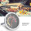 Lanqi rostfri ugnstermometer för kök 50~800G 2