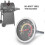 Lanqi rostfri ugnstermometer för kök 50~800G 3