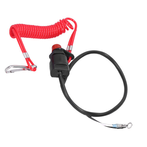 Marine Außenbordmotor Not-Aus-Schalter mit Tether-Lanyard für Boote 1