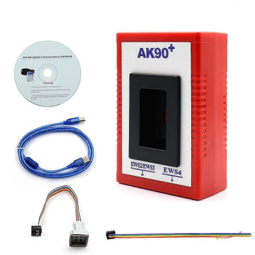(Vit)AK90+ Key Programmer För BMW EWS2/3/4 Key Code Reader V3.19 Nyaste versionen AK90 Key Maker För 1