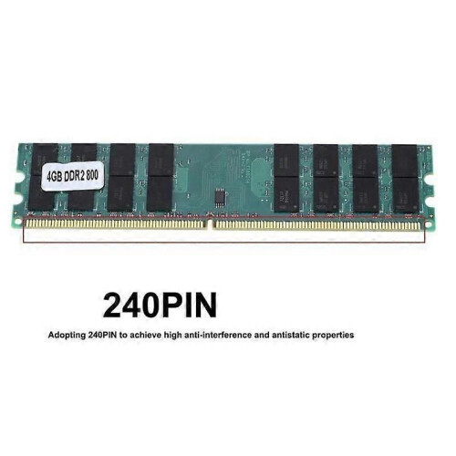 DDR2 800MHz RAM Memory 4GB 240 Pin Memory Module Fast Data Transmission for AMD Computer 2