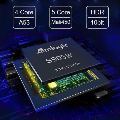 TV-Box – WEIRAY 4 GB + 32 GB X96mini Smart Multimedia-Decoder Android 7.1 Amlogic S905W Quad Core 4K 2