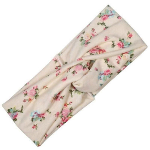 Lot de 4 bandeaux élastiques à fleurs pour femme 2