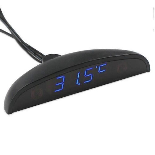 Bilklocka, biltermometer 2 i 1 LED digital display 1