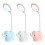 (White)Cute Elephant LED Desk Lamp USB Rechargeable Study Reading Light Touch Control Dimming Table 4