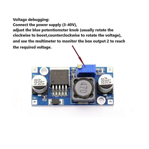 Module d'alimentation abaisseur CC-CC LM2596s Module abaisseur réglable 3A Régulateur de tension LM2596 1