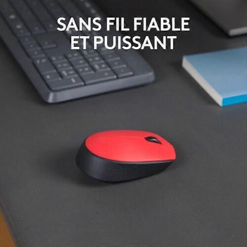 Mus - Trådlös - Logitech - M171 - Ambidextrous - Röd 1