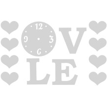 Rahmenlose DIY Spiegel Wanduhr Aufkleber für stilvolle Wohndekoration - Silber