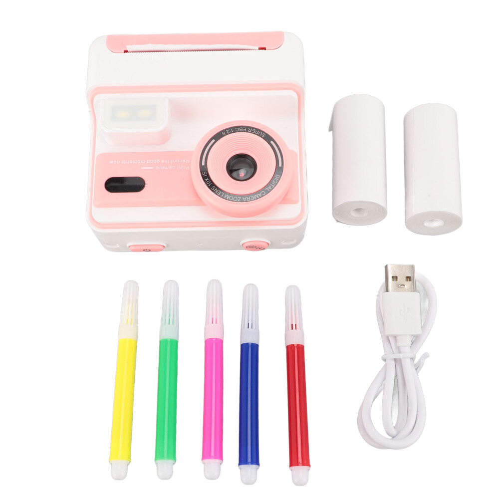 Print Camera 1080P Hd 48Mp Dual Lens 2.4 Inch Ips Red 8320539570211
