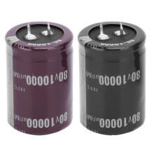2Pcs Aluminium Electrolytic Capacitor 10000μF 60V