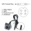 CCD Waterproof Night Vision HD Video Mini Car Rear View Reverse Backup Camera with 3 Control Wire For 4