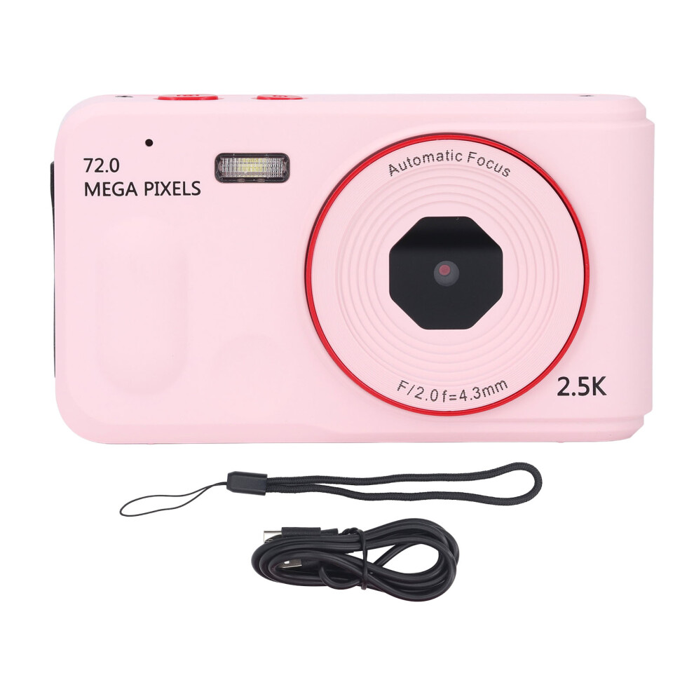 Digital Camera 72Mp 2.5K 16X Zoom Auto Focus Anti Pink 8320539570693