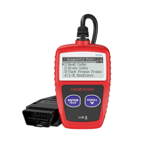 Lecteur de codes de véhicule OBD II, facile à utiliser, ensemble d'accessoires durables, remplace le 1