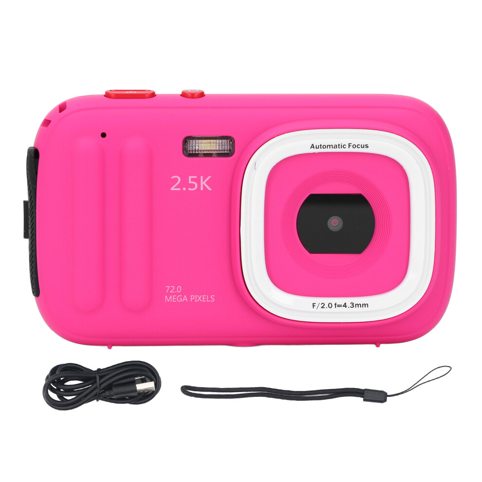 Digital Camera 72Mp 2.5K 16X Zoom Anti Shake Auto Red 8320539570761