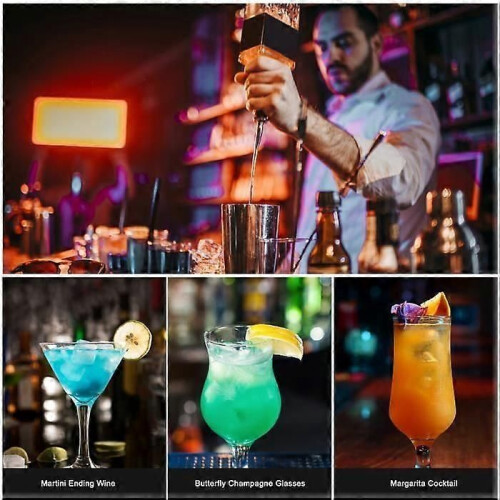 6 cocteleras de acero inoxidable de 750 ml. 1