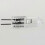 5 ampoules halogènes transparentes G4 20 W 12 V 2