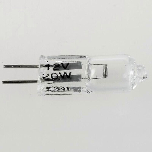 5 ampoules halogènes transparentes G4 20 W 12 V 1