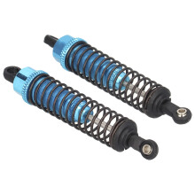 2 Stück 80 mm Aluminum RC Stoßdämpfer für 2WD RC Autos Blau