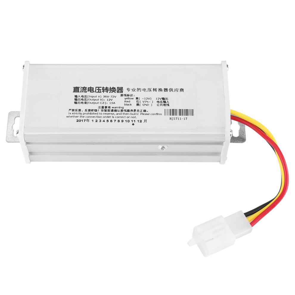 DC 36V-72V To 12V 15A 180W Converter Adapter for