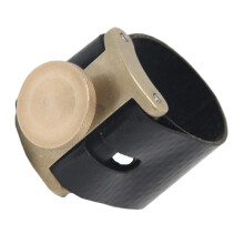 Mouthpiece Clip Ligature for Saxophone, Metal Black Alto Saxophone Ligature, Wind Instrument Accessories, Compatible Parts
