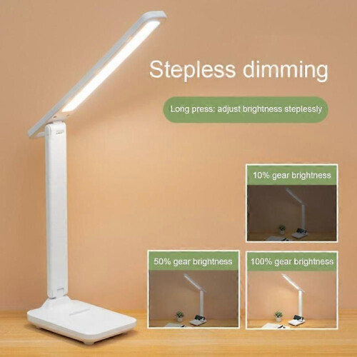 (4800mAh charging3 Modes)LED Table Lamp Eyes Protection 3 Modes Touch Dimmable LED Light Dormitory Reading 1