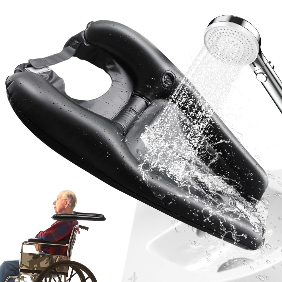 Portable Shampoo Bowl, Inflatable Hair Wash Basin for Seniors, Disabled, Pregnant - Lightweight, Easy to Use, Adjustable Size