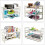 Expanderbar under handfat - 2-vånings multifunktionell - Vit - 40x275x40-70cm 2