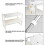 Expanderbar under handfat - 2-vånings multifunktionell - Vit - 40x275x40-70cm 4