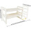 Expanderbar under handfat - 2-vånings multifunktionell - Vit - 40x275x40-70cm 3