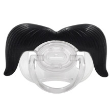Newborn Pacifier with Cute Gentleman Moustache Design | BPA-Free, Soothing for Boys and Girls, Ideal Baby Shower Gift