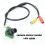 (avec câble AV) Module de caméra de voiture 12V-32V HD 1/4\ 3