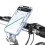 (3 pezzi di patch) Supporto per telefono per bicicletta, scooter, navigatore, manubrio regolabile per 3